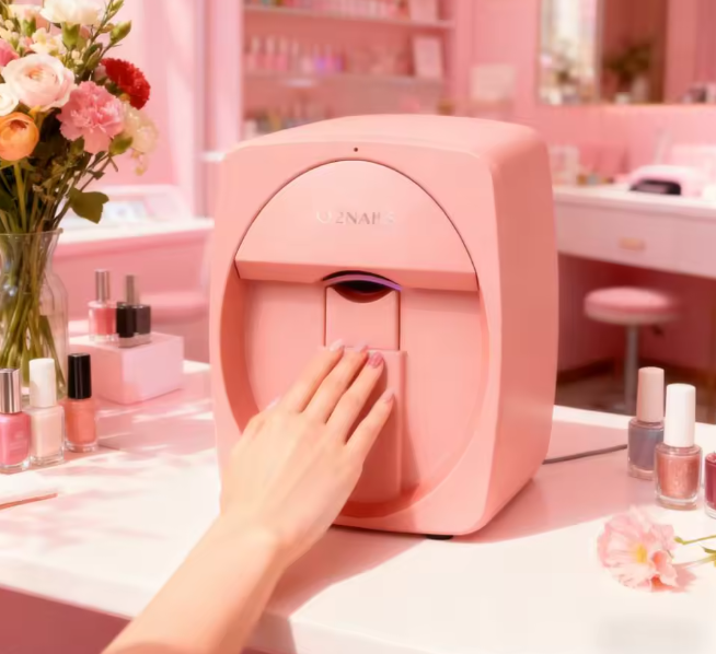 Impressora de Unhas Portátil 3D - Nail Art DIY
